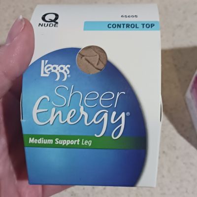 Sheer Energy Pantyhose Control Top Nude Q